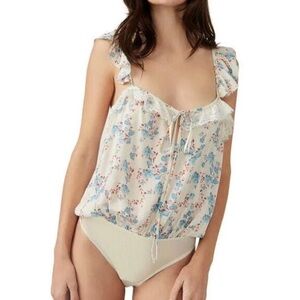 Free People Intimately Take It Away Bodysuit NWT Large